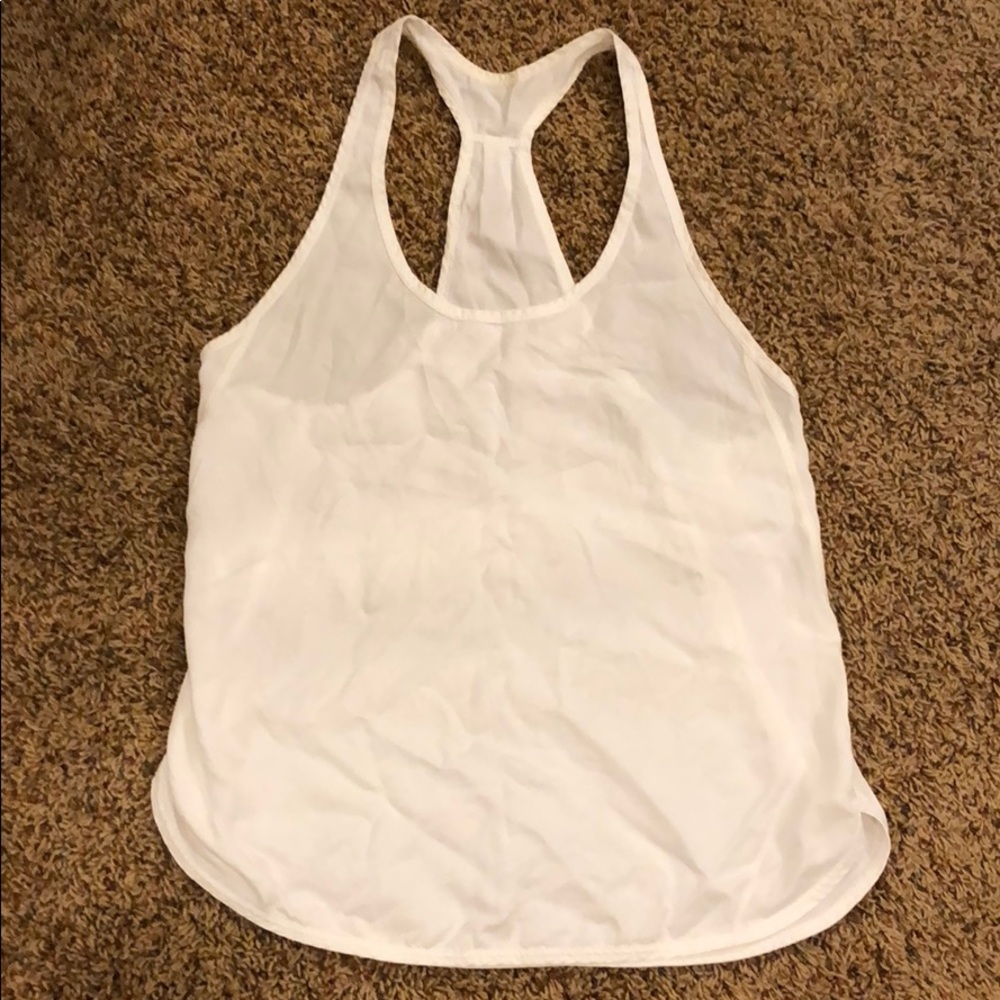 Lululemon white singlet tank top